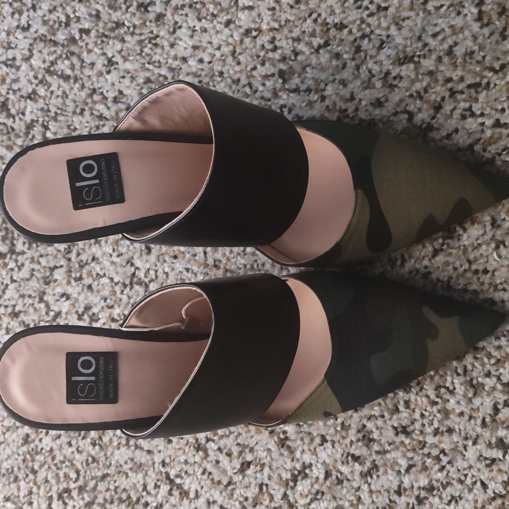 Islo Isabella Larusso Camouflage mules ............. made in Italy 39